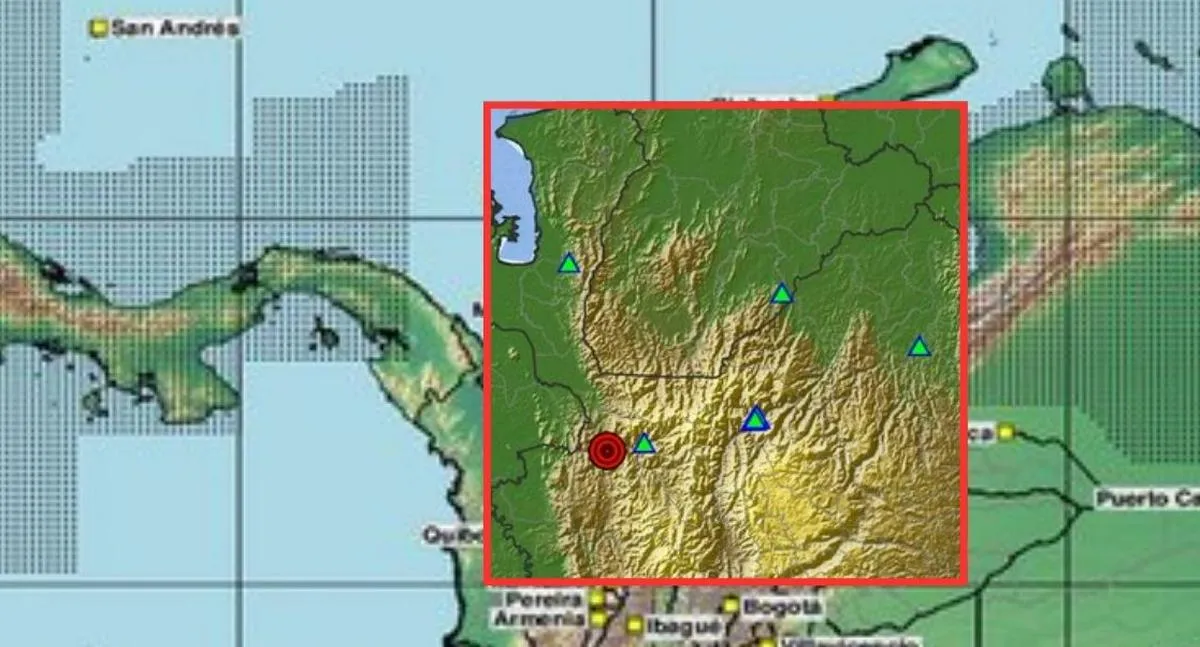 Temblor en Colombia en noche de hoy lunes 14092026 en Dabeiba - Antioquia