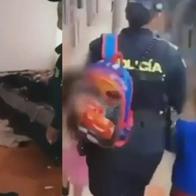 Bogotá: rescatan niños de 2 y 5 años que habrían quedado solos toda la noche