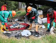 Autoridades ambientales recuperaron 450 metros cuadrados del humedal Tingua Azul 