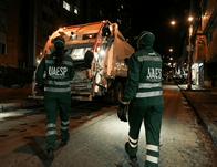 Mientras la ciudad duerme, los trabajadores de aseo mantienen limpia Bogotá 
