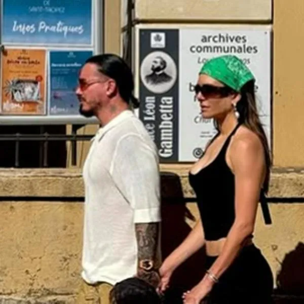 J Balvin y Valentina Ferrer