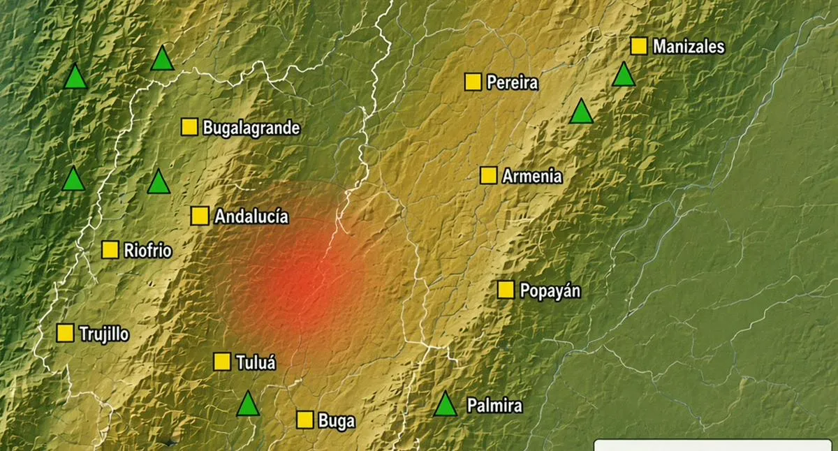 TEMBLOR EN COLOMBIA HOY: FUERTE SISMO SACUDIÓ AL VALLE