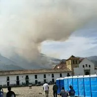 Incendio en Villa de Leyva