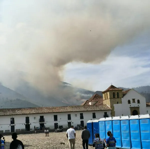 Incendio en Villa de Leyva