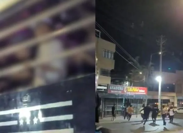 ‘Machete rumbero’: la polémica escena dentro de una chiva en Ibagué