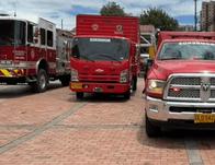 Bogotá despliega equipo de Bomberos para brindar apoyo a Villa de Leyva en atención a incendio forestal 
