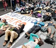 Sector cultural colombiano protestó contra los recortes en el Ministerio de Cultura