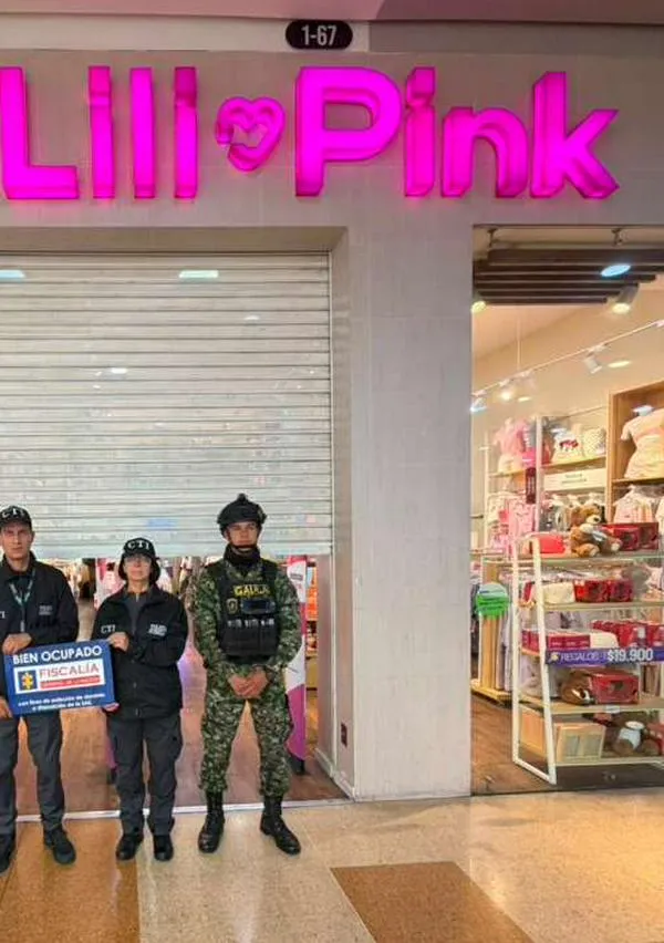 Ocupan locales de Lili Pink en operativo de extinción en Bogotá y Cundinamarca