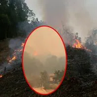 Incendio en Villa de Leyva 