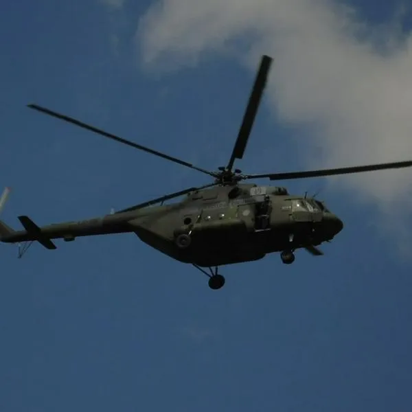 Helicóptero del Ejército sufrió falla en misión contra incendio en Villa Leyva