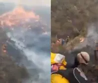 Alerta en Chíquiza por incendio forestal que ya arrasó cientos de hectáreas