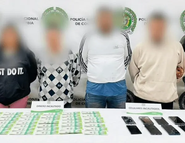 Cuatro capturados por extorsionar a comerciantes en Bogotá haciéndose pasar por la ‘Segunda Marquetalia’ 