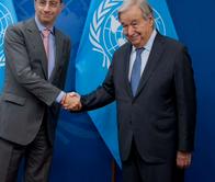 Restrepo se reunió con António Guterres un día antes de su intervención ante la ONU