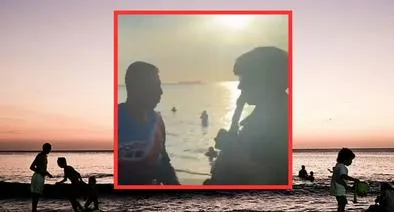 Militares patrullaban playa de Santa Marta y recibieron aplausos de turistas