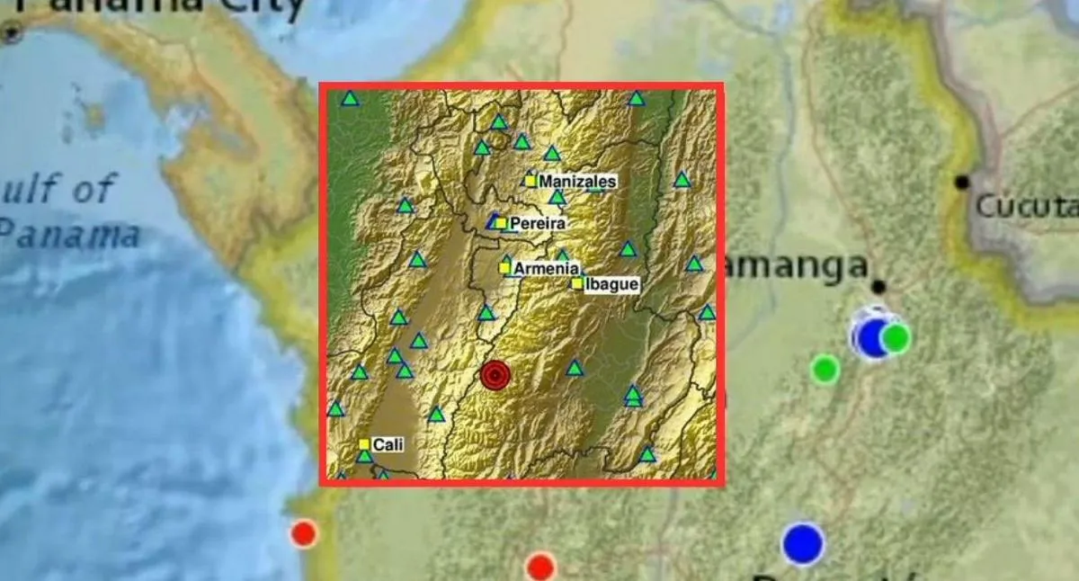 Temblor de magnitud 3.3 en Chaparral (Tolima) en madrugada del 24092026