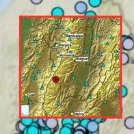 Temblores de magnitud 4.1, 4.1 y 3.0 en Chaparral Tolima en noche del 24092026