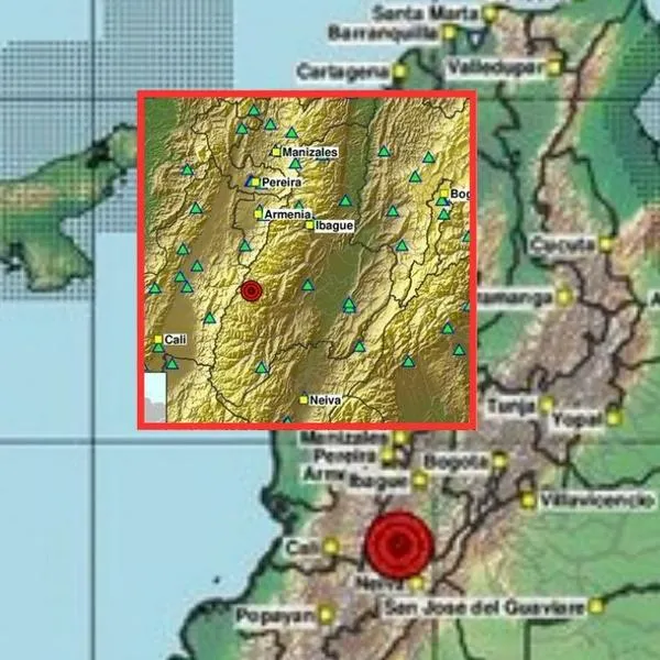 Doble temblor en Chaparral (Tolima) en la madrugada de hoy viernes 25092026