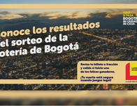 Revisa los resultados de la Lotería de Bogotá del jueves 24 de septiembre de 2026 