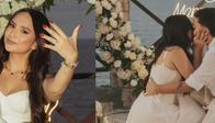 Samuel Morales, hijo de Kaleth, se casa; así fue la romántica propuesta de matrimonio a orillas de una playa
