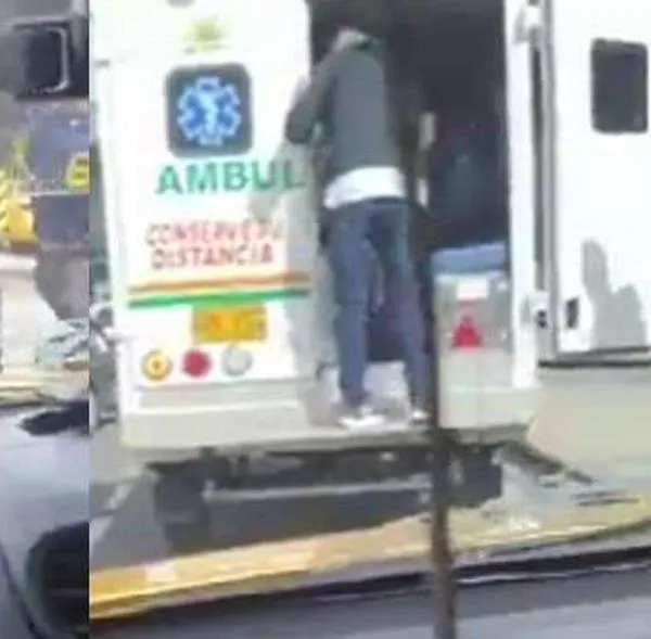 Indignación por "ambulancia-taxi" que dejó pasajeros en el aeropuerto El Dorado