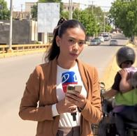Periodista de Teleuniverso se asustó por moto cuando grababa nota