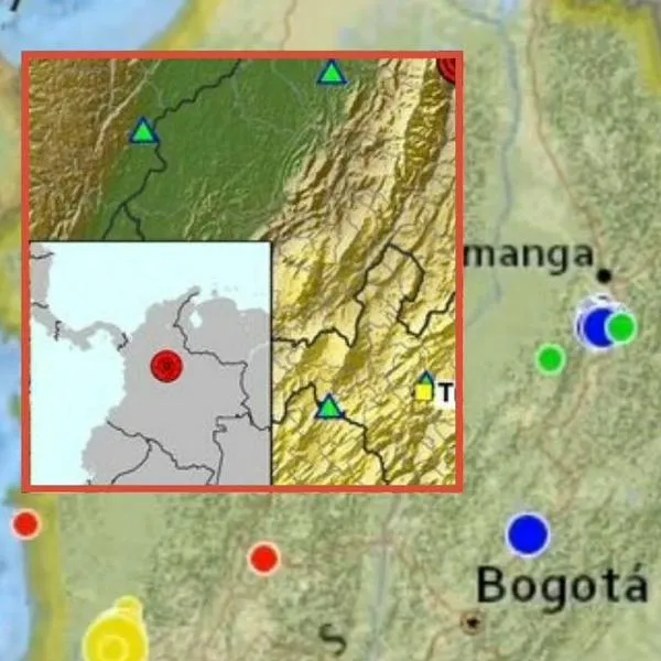 Temblor de magnitud 3,1 en Los Santos (Santander) en la noche del 250926