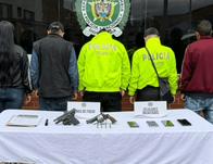 Así cayeron cinco falsos policías en el barrio Bosa Estación en Bogotá 