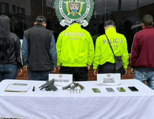 Así cayeron cinco falsos policías en el barrio Bosa Estación en Bogotá 