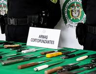 Más de 1.400 armas cortopunzantes fueron incautadas durante jornada de prevención en Bogotá 