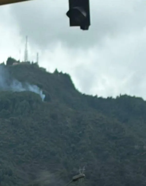 Incendio en los Cerros Orientales fue controlado tras operativo en Las Moyas
