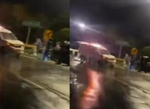 ¡Lamentable! Motociclista habría sido estampillado contra un puente en el Tolima