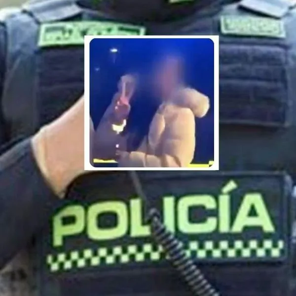 Burla de capturada por golpear a guarda en Transmilenio en Bogotá: video Policía