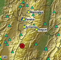 Un fuerte temblor de magnitud 4,2 sacudió a Colombia en la madrugada de este lunes con epicentro en Tolima. El sismo se sintió en Cali, Pereira y el Eje. 