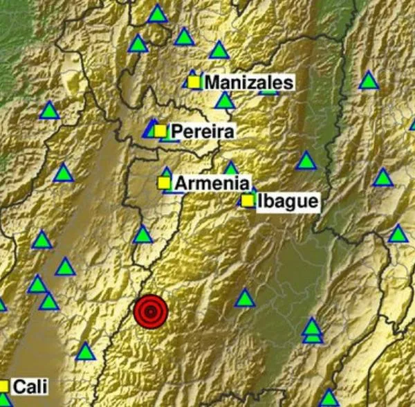Un fuerte temblor de magnitud 4,2 sacudió a Colombia en la madrugada de este lunes con epicentro en Tolima. El sismo se sintió en Cali, Pereira y el Eje. 
