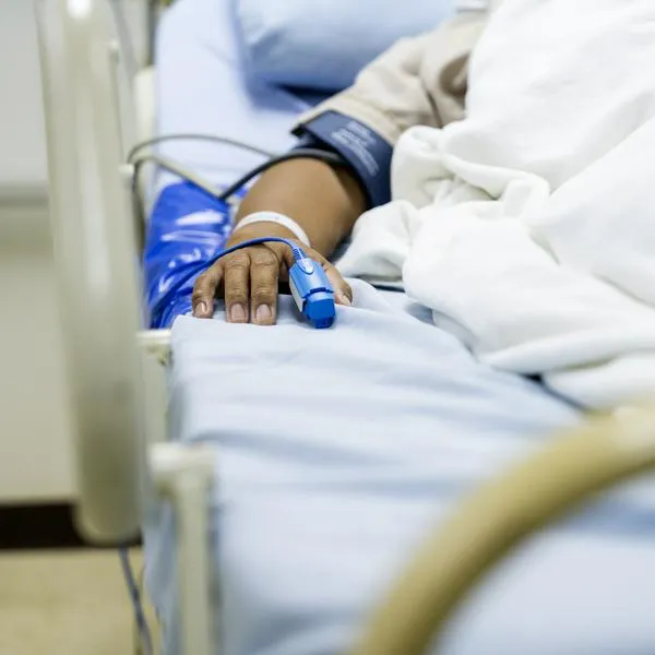Mujer hospitalizada