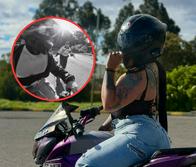 Natalia Biker: motociclista que se grabó escapando de un retén y comparendos