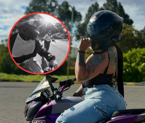 Natalia Biker: motociclista que se grabó escapando de un retén y comparendos