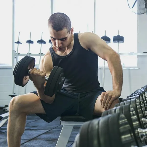 Mancuernas ajustables 5 en 1 para gimnasio en casa por menos de 260.000 pesos