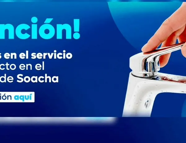 Barrios de Soacha sin agua por trabajos del Acueducto ¡Conoce detalles!  