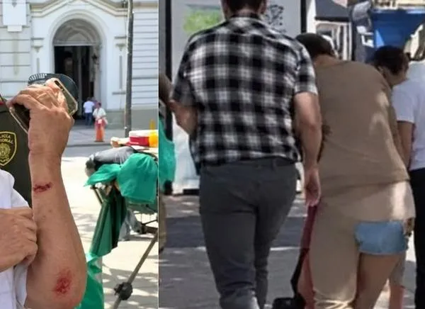 Dos abuelitos resultaron heridos tras violento atraco en el centro de Ibagué