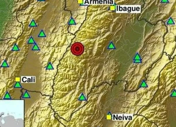Fuerte sismo se registró en el Tolima y se sintió en Ibagué
