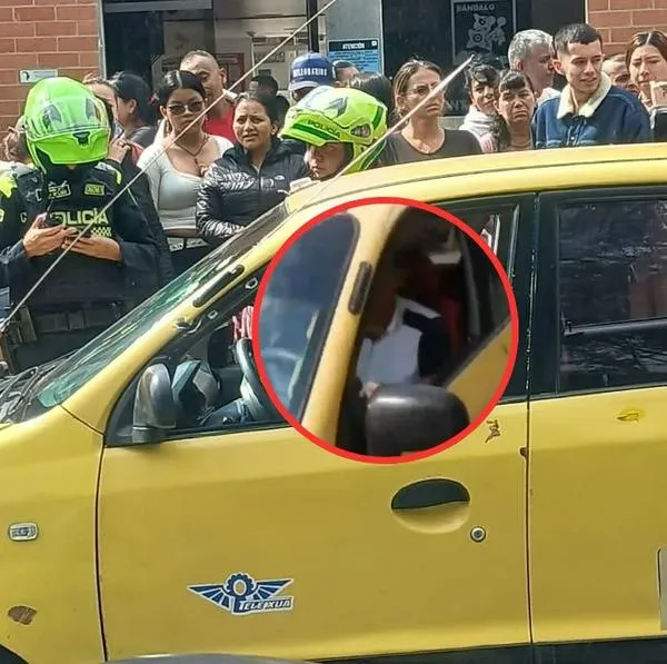 Imágenes del sicariato en Ciudad Verde, Soacha, en el que un taxista fue asesinado