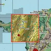 Temblor en Colombia de magnitud 3.1 en noche de hoy 11026 ¿dónde se sintió