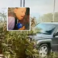 Atropellan a periodista y camarógrafo en vivo, en video: reacción de presentador