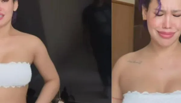 Ana del Castillo mostró uno de los cambios que el embarazo ya provoca en su cuerpo y se puso sensible