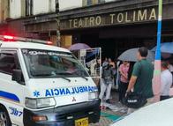 ¡Se armó el caos! Lluvias obligaron a evacuar el Teatro Tolima