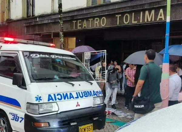 ¡Se armó el caos! Lluvias obligaron a evacuar el Teatro Tolima