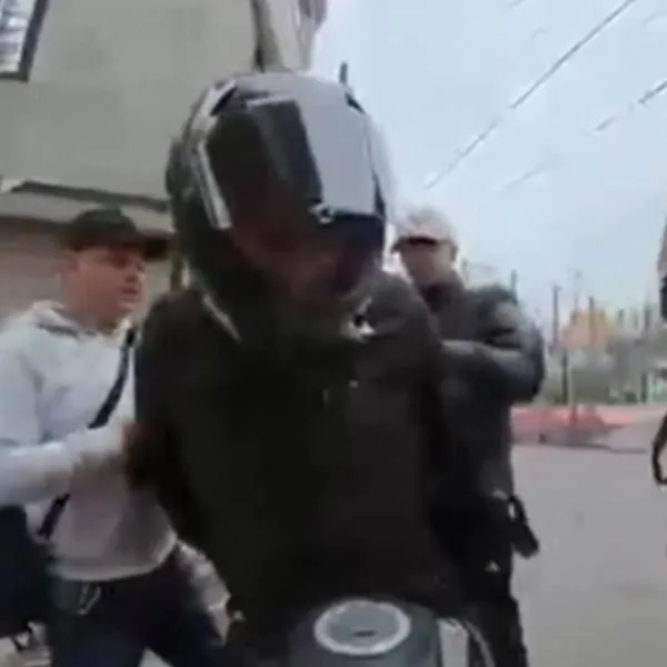 Motociclista que grabó cómo robo en el sur de Bogotá alertó de la modalidad