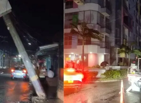 Ibagué quedó a oscuras: fuerte tormenta dejó varios sectores sin luz