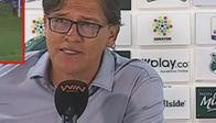 DT de Alianza no ocultó su molestia por los 3 goles de cabeza que le marcó el Deportivo Cali; esto dijo en rueda de prensa